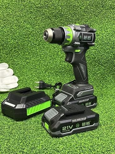 Аккумуляторная ударная дрель‑шуруповерт 21V (бесщеточная)