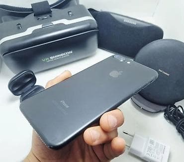 айфон 7 128г: IPhone 7 Plus, Б/у, 128 ГБ, Черный, Кабель, 100 % — 2