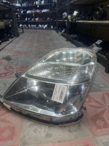 j32: Передняя левая фара Honda 2002 г., Б/у, Оригинал, Япония — 2