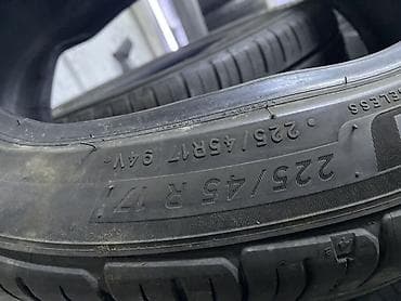Шины 225 / 45 / R 17, Лето, Б/у, Пара, Легковые, Польша, Michelin — 4