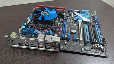 Настольные ПК и комплектующие: Материнская плата для ПК, Б/у, Asus, LGA1156, ATX — 4