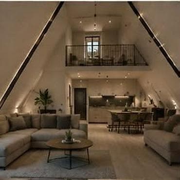 товары для бизнеса: Стильный A-Frame под ключ за 1.5 месяца ✔ Дома — от 440$/м² ✔ Бани — — 2