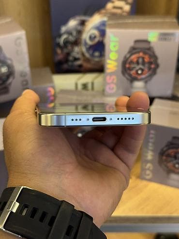 iphone cs: IPhone 16 Pro, Б/у, 128 ГБ, Белый, Чехол, В рассрочку, 91 % — 5