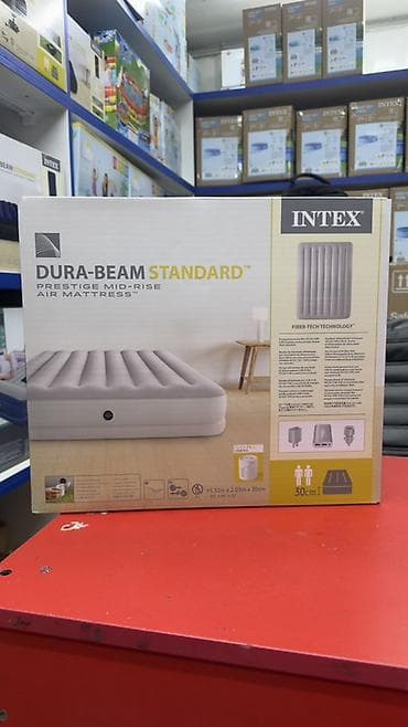 Надувной матрас, Двуспальный, Intex, длина - 203 см