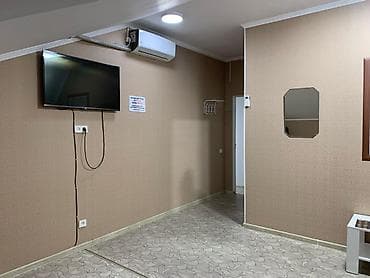 osh flats: 1 комната, Душевая кабина, Постельное белье, Кондиционер — 7