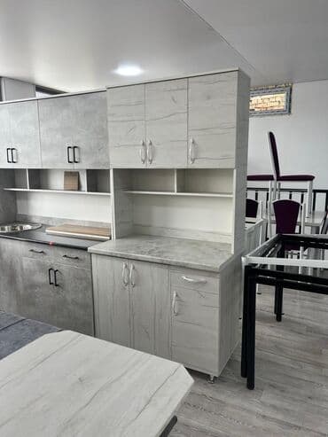 Кухонный гарнитур, Новый, В рассрочку, цвет - Серый