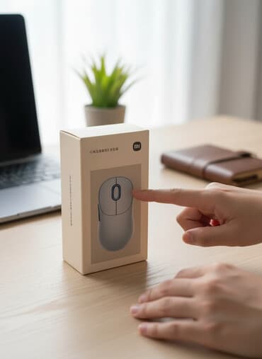 Ноутбуктар: Беспроводная мышь Xiaomi - Компактная и симметричная форма для правой — 1