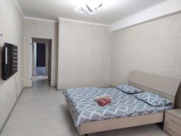 квартира бишкек аренда на месяц: 2 бөлмө, Жайлашуу күнү-түнү — 4