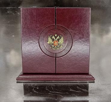 кухонная доска: Подарочный набор для чая: подстаканник с хрустальным стаканом и ложкой — 3