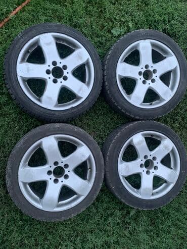 шины бу бишкек оптом: Колеса в сборе 235 / 45 / R 17, Зима, Б/у, Комплект, Легковые, Литые, отверстий - 5 — 1