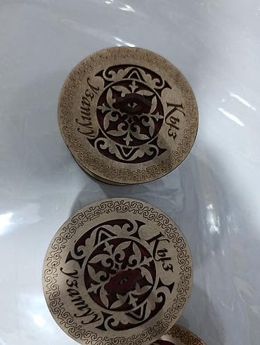 коробки для вещей: Деревянная шкатулка с резной крышкой - Материал: шлифованная — 5