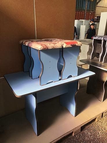 угалок стол стул: Кухонный стол и стул, Новый, Бесплатная доставка, цвет - Бежевый — 7