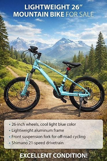 BMX велосипеды: Горный велосипед, Алюминий — 1