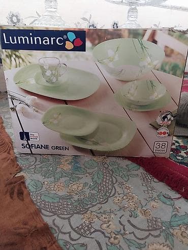 часы феникс: Набор столовой посуды Luminarc Sofiane Green — сервиз на 6 персон, 38 — 1