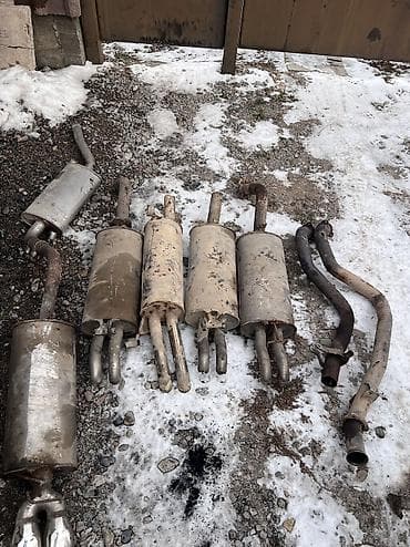 Автозапчасти: Глушитель Audi 1995 г., Б/у, Оригинал, Германия — 2