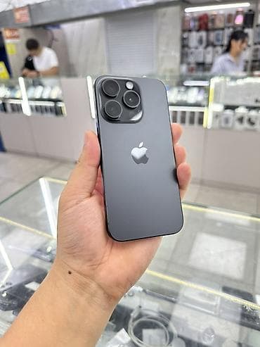 lalafo iphone 15 pro: IPhone 15 Pro, Б/у, 256 ГБ, Black Titanium, Кабель, 86 % — 1