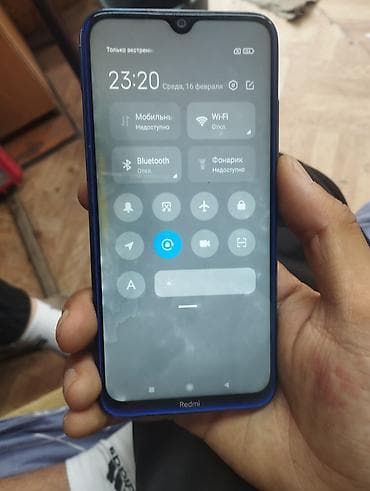 Redmi, Redmi Note 8, Б/у, 32 ГБ, цвет - Синий, 2 SIM