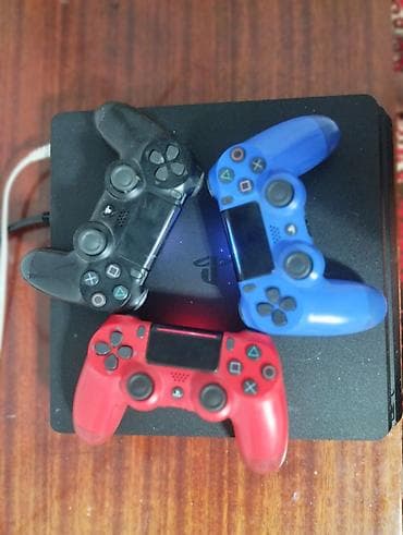системы видеонаблюдения: PlayStation 4 Slim + аксессуары и игры Комплектация: - Консоль PS4 — 1