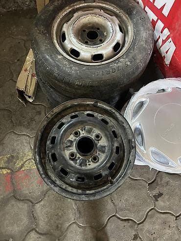 subaru sf5: Колеса в сборе R 13, Комплект, Железные, отверстий - 4 — 1