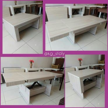 Стол "Стамбул" журнально-обеденный стол, который легко превращается