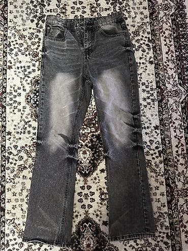 принимаю вещи: Black bootcut jeans размер S (165-175) — 1