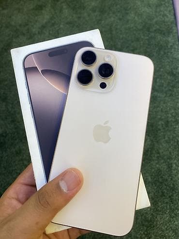 ddr5 32: IPhone 15 Pro Max, 256 ГБ, White Titanium, Коробка, 90 % — 1