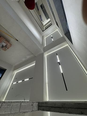 электро м: Натяжной потолок Матовое Монтаж — 3