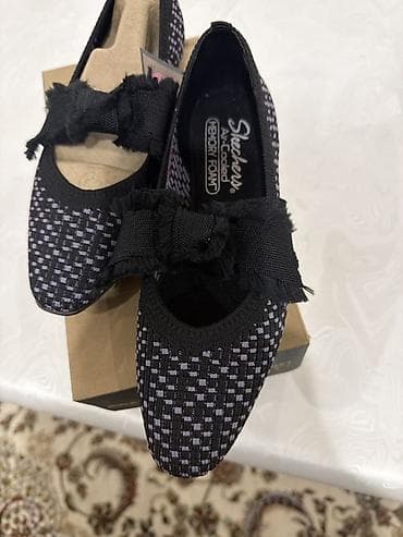 Женская обувь: Кроссовки, 36.5, Sketchers, Новый, цвет - Черный, Самовывоз — 2