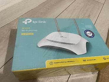 Wi‑Fi роутер TP-Link TL-WR840N (N300). Компактный беспроводной at lalafo.kg Wi‑Fi роутер TP-Link TL-WR840N (N300). Компактный беспроводной