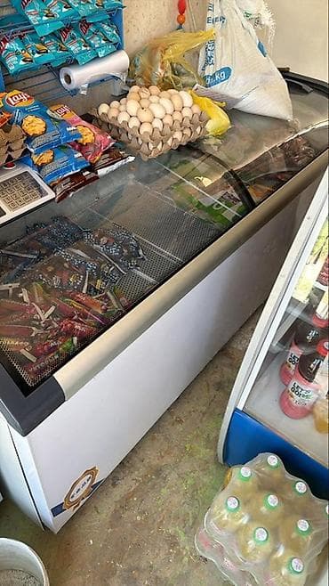 Ларь морозильный с раздвижными стеклянными крышками. - Тип