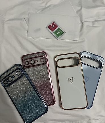 pixel 3 xl чехол: Набор чехлов для Google pixel 9 с защитой камеры, защитные стекла для — 1