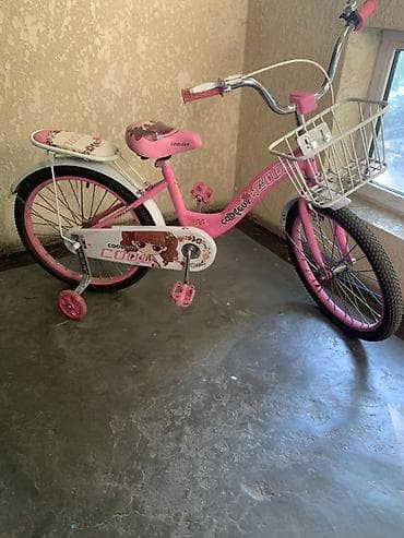 20: Детский велосипед, 2-колесный, 6 - 9 лет, Для девочки, Б/у — 1