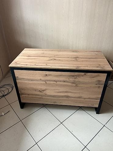 white board: Рабочий стол/стойка в индустриальном стиле - Материал: ЛДСП с — 1