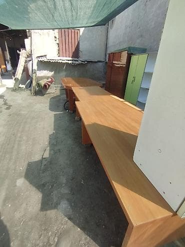 Комплект офисной мебели, ДСП, цвет - Коричневый