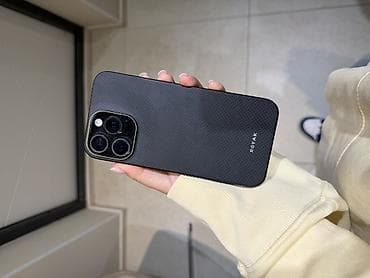 есим: IPhone 15 Pro, Б/у, 256 ГБ, Black Titanium, Чехол, 94 % — 4