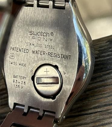 time try: Классические часы часы, Swatch, Швейцария, Оригинал, Мужские, Б/у — 4