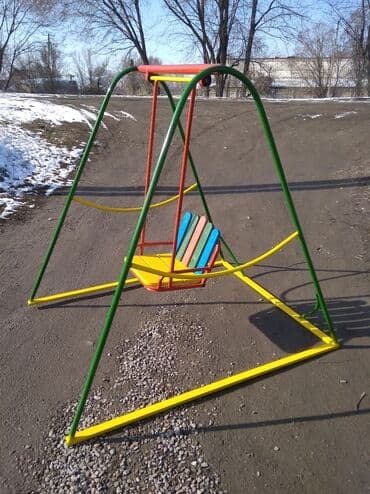 детский качели для дома: Детская одинарная, передвижная качель! Читайте внимательно! — 4