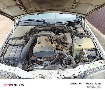 калыб: Двигатель и салон автомобиля Mercedes-Benz (W124) - Подкапотное — 1