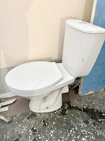 Унитаз Напольный, Б/у, Материал: Керамика