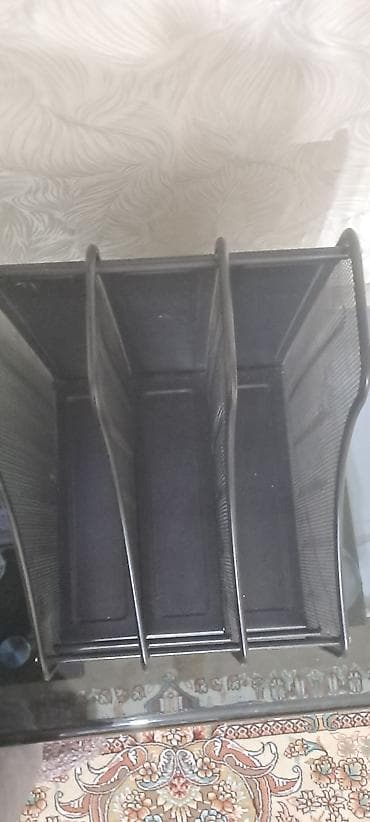 Үй жана бакча: Кеңсе стеллаж, Темир, түсү - Кара — 3