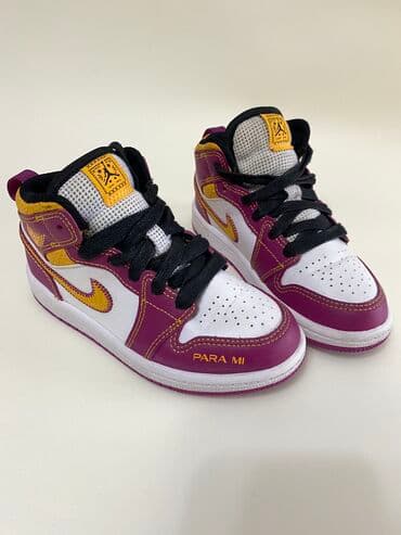 обувь для баскетбола детская: Nike air Jordan para mi familia оригинал размер 27-28 ( длина по — 2