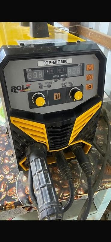 Полуавтоматический сварочный аппарат ROLF TOP-MIG500 + баллон - at lalafo.kg Полуавтоматический сварочный аппарат ROLF TOP-MIG500 + баллон -