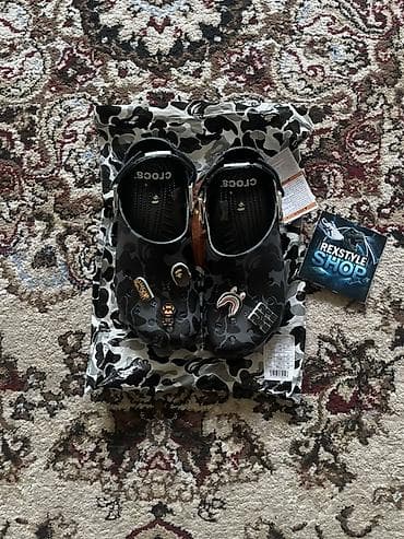 Сабо: Сабо, 40, 41, 42, Crocs, Новый, цвет - Черный — 1