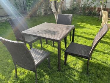 столик обеденный: Комплект садовой мебели — 1