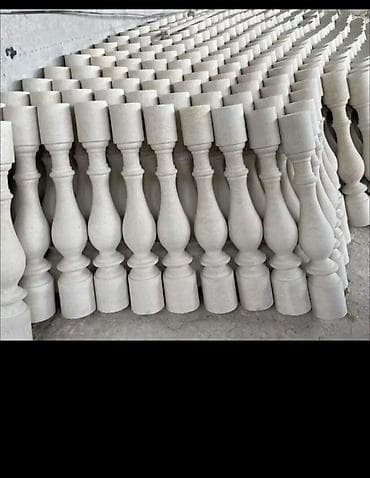 Готовые балясины: Готовая балясина, Материал: Сары-Таш, Для лестницы — 10