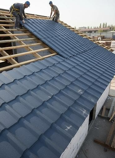 Профнастил/металлочерепица для кровли и фасадов. - Материал at lalafo.kg Профнастил/металлочерепица для кровли и фасадов. - Материал