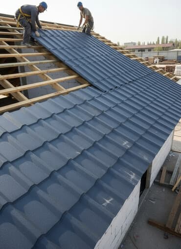 листы для крыши: Профнастил/металлочерепица для кровли и фасадов. - Материал — 1