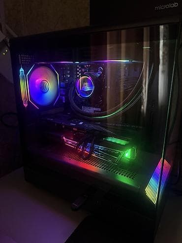 Настольные ПК и комплектующие: Компьютер, ОЗУ 32 ГБ, Игровой, AMD Ryzen 5 Pro, NVIDIA GeForce RTX 3070, SSD — 1