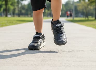 Кожаные фирменные кроссовки Puma в хорошем состоянии