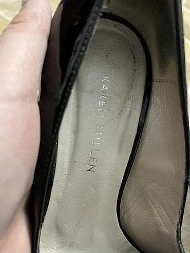 коженные: Туфли-лодочки Karen Millen - Классическая пара в черном цвете — 5